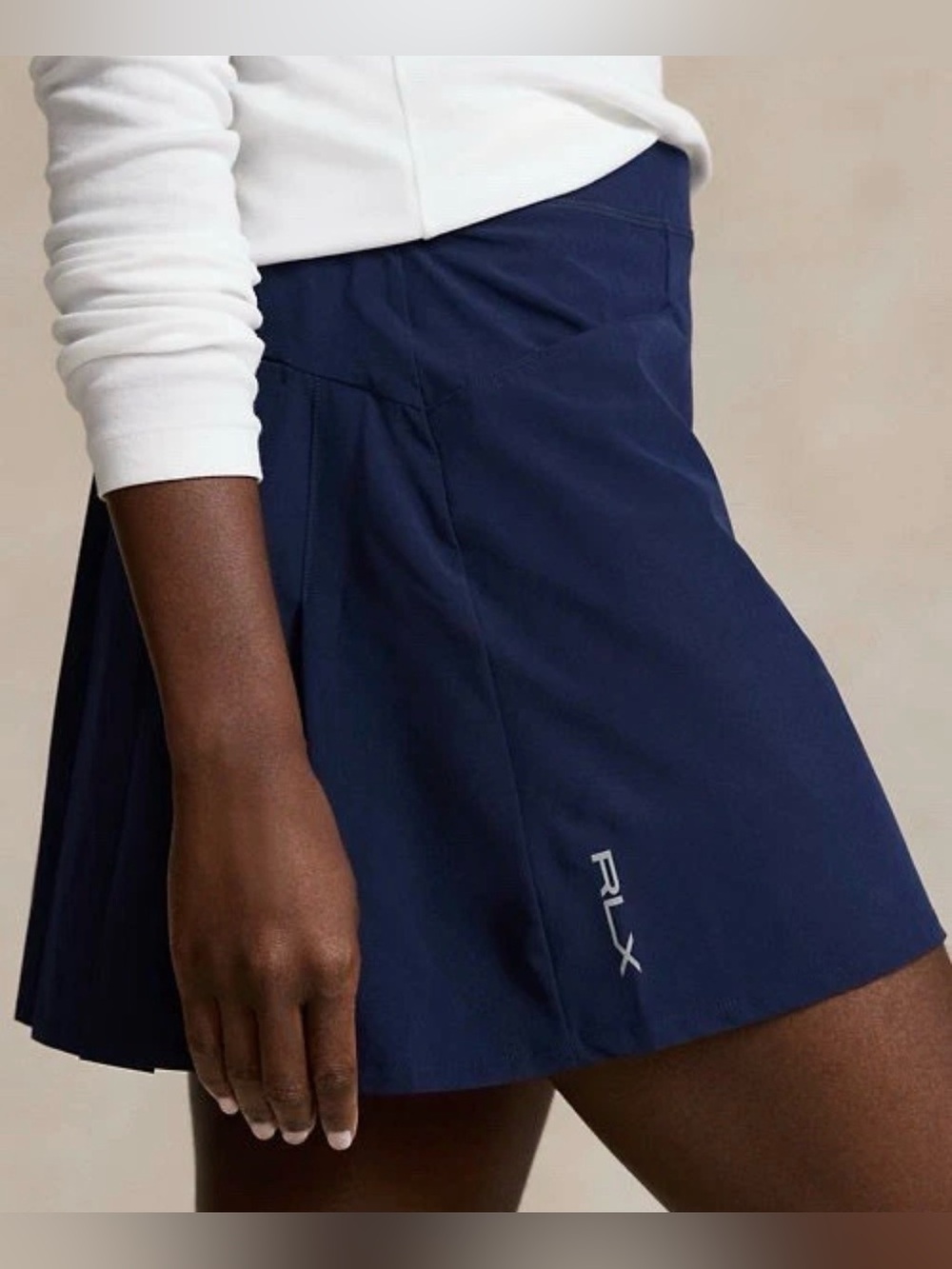 Ralph Lauren navy golf core skort size M NWT